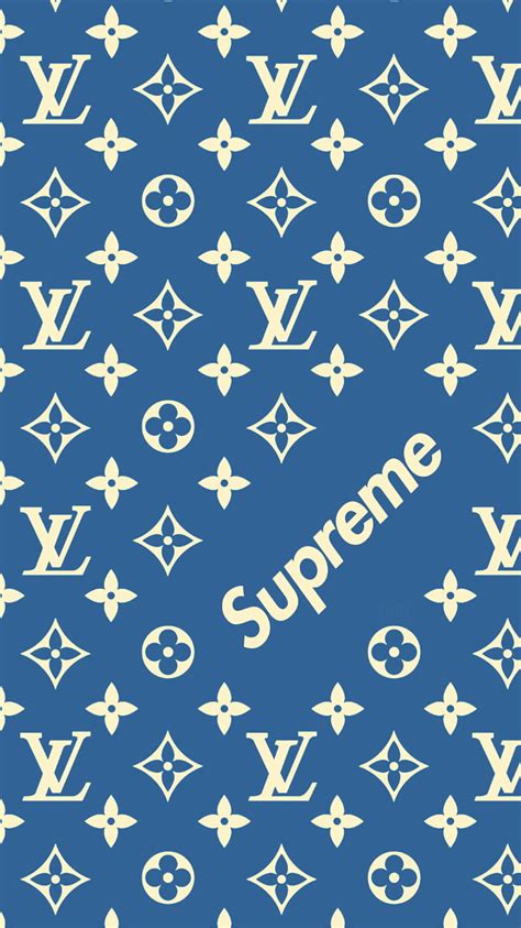 louis vuitton surpreme wallpaper|blue Louis Vuitton supreme wallpaper.